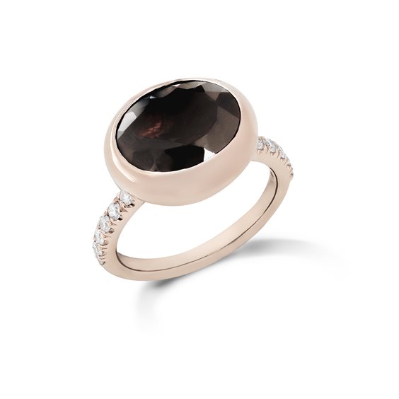 Anillo Fiore Roberta srl Mujer in Oro rosa Quarzo 4.00 Ct FA4416R58001 - FA4416R58001